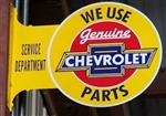 Sign, Metal, We Use Genuine Chevrolet Parts