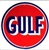 Gulf Fuel Metal Sign, 12 Inch