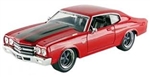FAST AND FURIOUS DOM'S 1970 CHEVROLET CHEVELLE SS 1/24 RED