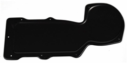 1968 - 1974 Nova Firewall Heater Box Delete Cover Plate, Bolt-In Black