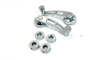 Custom Chrome Aluminum Inner Window Crank Handles, Pair