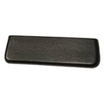 1966 - 1967 Chevelle Rear Arm Rest Pad, Black Molded Urethane, Each