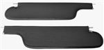 1968 - 1969 Chevelle Sunvisors Coupe, Ribbed Material, Pair