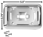 1968 - 1970 Chevelle Center Roof Dome Light Lens Bezel