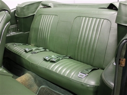 1971 - 1972 Chevelle  Rear Seat Covers, Convertible