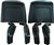 1967 Chevelle Bucket Seat Trim Panels, Bottom and Back, 6 Piece Set