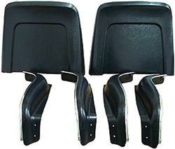 1968 Chevelle Bucket Seat Trim Panels, Bottom and Back, 6 Piece Set