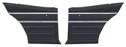 1968 Nova Rear Side Panels Set with the Deluxe or Factory Custom Interior, Pre-Assembled Pair