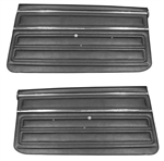 1968 Nova Front Door Panels Set with the Deluxe or Factory Custom Interior, Pre-Assembled Pair