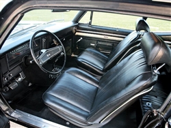 1969 Nova Interior Kit, 2 Door with Front Bucket Seats for Deluxe or Factory Custom Interior