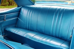 1968 Nova Back Rear Seat Covers with the Deluxe or Factory Custom Interior Option