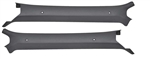 1975 - 1979 Nova Pillar Post Moldings, Black Plastic Pair