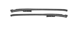 1975 - 1979 Nova Headliner Side Moldings, Black Plastic Pair