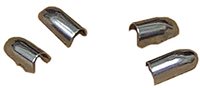 1966 - 1970 Nova Bucket Seat Chrome Trim End Caps, Set of 4