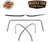 1968 - 1972 Nova Front, Rear, and Side Headliner Trim Molding Kit