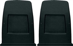 1972 - 1974 Nova Bucket Seat Back Panels Pair, Black