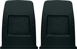 1972 - 1974 Nova Bucket Seat Back Panels Pair, Black