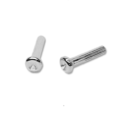 1968 - 1969 Nova Door Lock Knobs, Ribbed Chrome OE Style, Pair