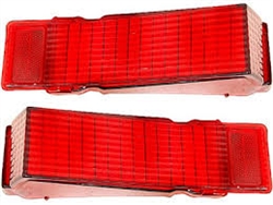 1968 Chevelle Tail Light Lenses, Pair