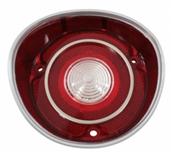 1971 Chevelle back up lamp lens (right, Malibu & Super Sport) (with trim), Each