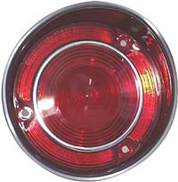 1971 Chevelle Tail Light Lens, With inner Stainless Trim, Right Hand