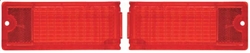 1968 - 1969 Nova Tail Light Lens Set,  Pair