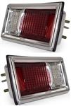 1968 - 1969 Complete Nova Tail Light Housing and Lens Assembly, PAIR
