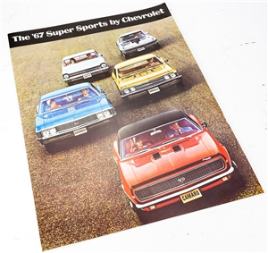 1967 Chevelle GM Dealership Showroom Sales Brochure, SS Super Sport Models