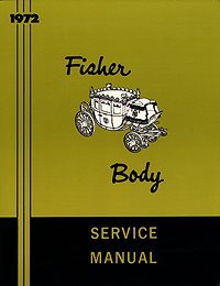 1972 Chevelle Fisher Body Service Manual. Manual of wiring diagrams, body part mounting and more