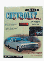 1960 - 1964 Chevelle Chevrolet By The Numbers, 282 Pages, Paperback.  The Essential Chevrolet Parts Reference