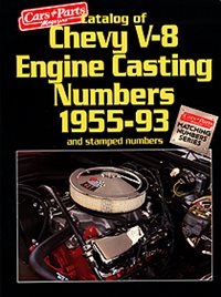 1955 - 1993 Chevy V-8 Engine Casting/Stamping Numbers, Each