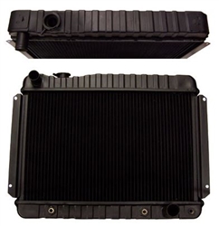 1966 - 1967 Chevelle Radiator, 4 Core with Automatic Transmission