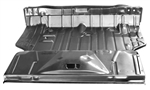 1971 - 1972 Chevelle Full Trunk Floor Pan Complete 1 Piece, Includes Braces and Floor Section to Rear Seat