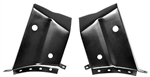 1968 - 1972 Chevelle Rear Package Shelf Extensions and Trunk Hinge Support Braces, PAIR