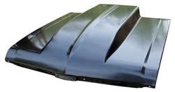 1968 - 1972 Nova Steel Cowl Induction Hood, 4 Inch Rise