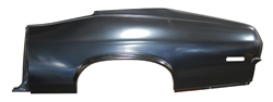 1970 - 1972 Nova Quarter Panel Skin with Door Jam, Left Hand