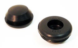 Chevelle and Nova Floor Trunk Body Plugs, Rubber 1 Inch Diameter, OE Style Pair