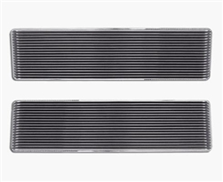 image of 1968 - 1972 Nova Chrome Super Sport Hood Louvers, PREMIUM QUALITY PAIR