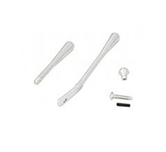 1966 - 1972  Chevelle / Nova Custom TILT Steering Column POLISHED Aluminum Lever Set w/ Tilt, Hazard, and Turn Signal Levers