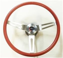 1967 - 1972 Chevelle and Nova RED Comfort Grip Steering Wheel Kit