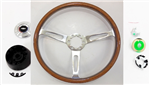 1967 - 1972 Custom Genuine Wood Steering Wheel Kit