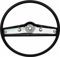 1969 - 1970 Nova Steering Wheel, Standard, Black, 3939731