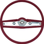 1969 - 1970 Chevelle Steering Wheel, Standard, Red, 3939733