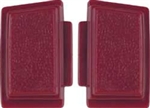 1969 - 1970 Chevelle Horn Buttons Set, Standard, Red, Pair LH and RH