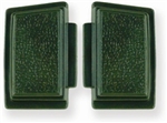 1969 - 1970 Nova Horn Buttons Set, Standard, Dark Green, Pair LH and RH