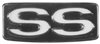 1969 Nova SS Steering Wheel Shroud Emblem, Super Sport