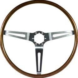 1967 - 1968 Chevelle / Nova Steering Wheel, Walnut Woodgrain, 9746195