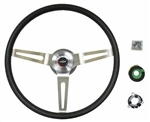 1967 - 1972 Chevelle NK1 Small Comfort Grip Steering Wheel Kit, Black 1967 - 1972 Chevelle NK1 Small Comfort Grip Steering Wheel Kit, Black