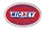 NICKEY Hi-Performance Hot Rod Parts Decal, 3-7/8 Inch Wide