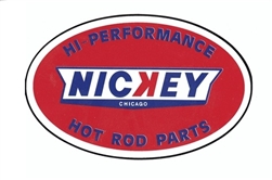 NICKEY Hi-Performance Hot Rod Parts Decal, 3-7/8 Inch Wide